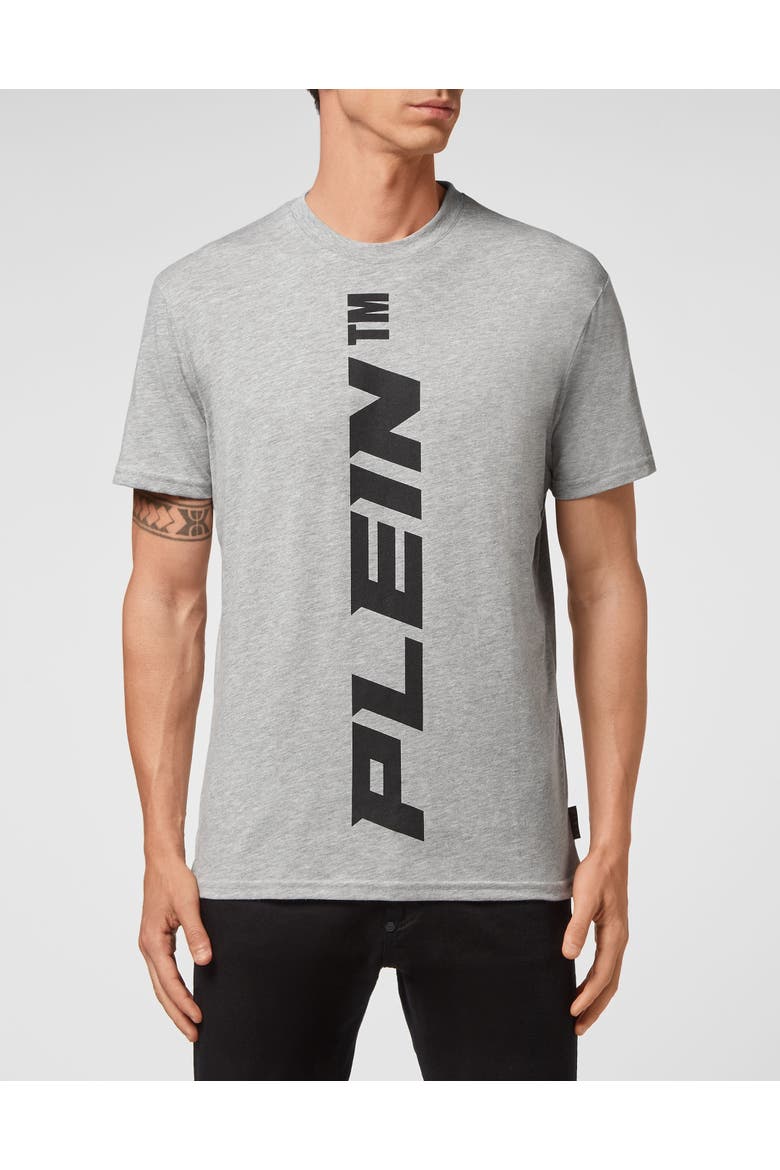 T-Shirt Round Neck Men, Main, color, grey