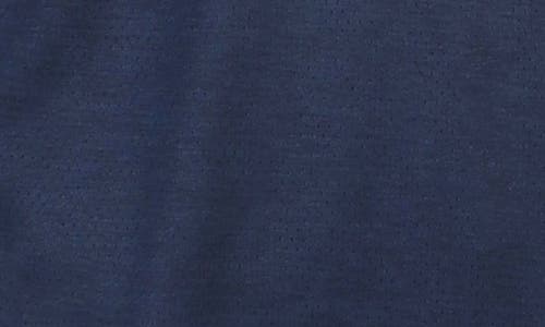 Tailorbyrd Perforated Performance Quarter Zip Golf Pullover In Navy