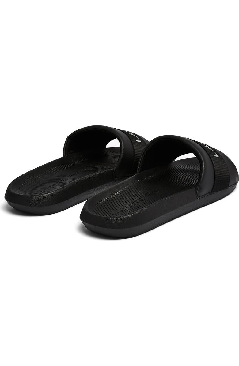 Lacoste Croco Water Resistant Slide Sandal, Alternate, color,