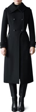 Mackage Elodie Double Breasted Military Maxi Coat
