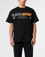 PLEIN SPORT Round Neck T-Shirt Chest Logo Men