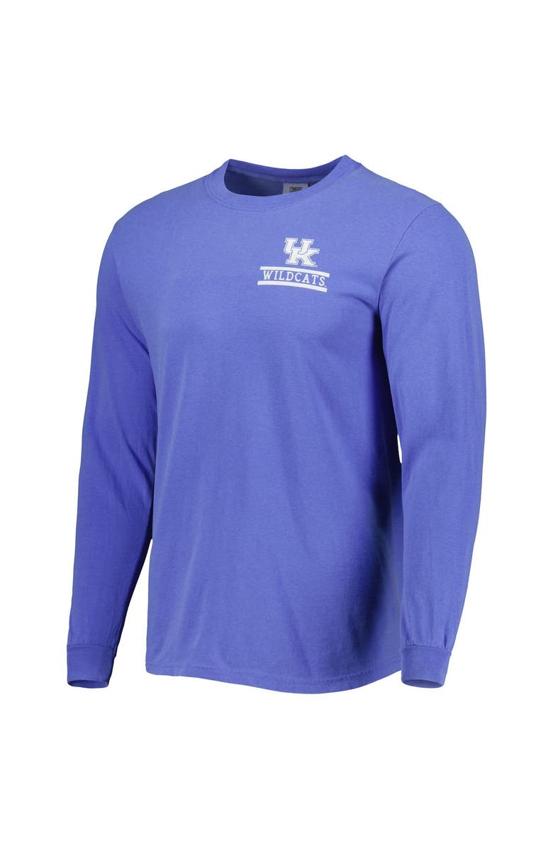 IMAGE ONE Men's Royal Kentucky Wildcats Circle Campus Scene Long Sleeve T-Shirt, Alternate, color, 