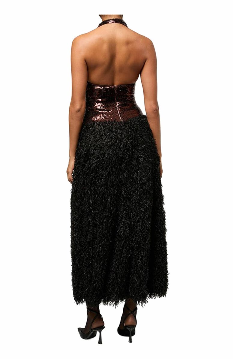 WeWoreWhat Halter Midi Dress, Alternate, color, 