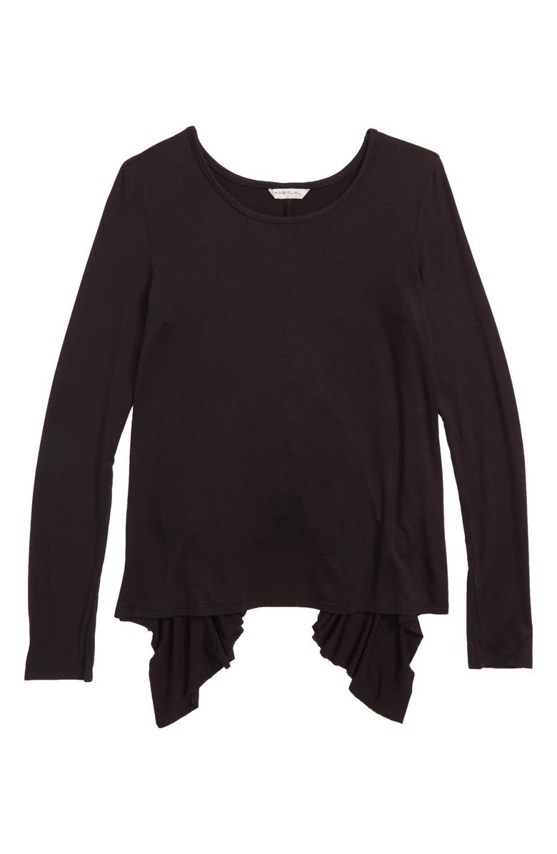 Habitual Girl Habitual Carmen Long Sleeve Top, Main, color, 