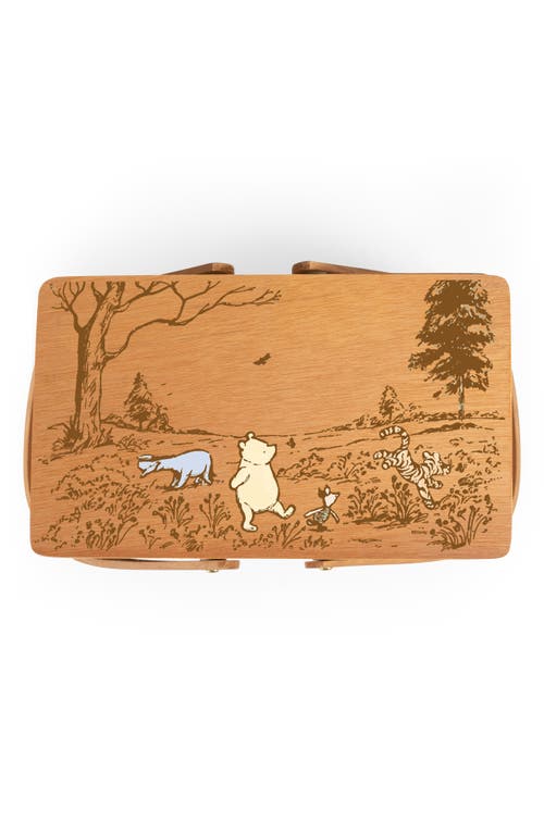 Picnic Time Winnie The Pooh Picnic Basket In Beige