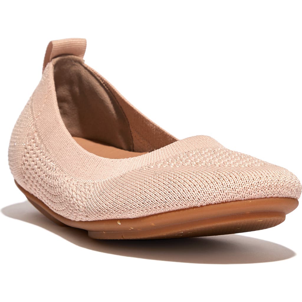 Fitflop Allegro Knit Ballet Flat In Neutral