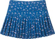 Andy & Evan Kids' Floral Performance Pleated Skort