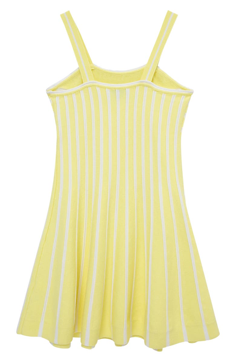 Habitual Kids Kids' Stripe Knit Dress, Alternate, color, Light Yellow