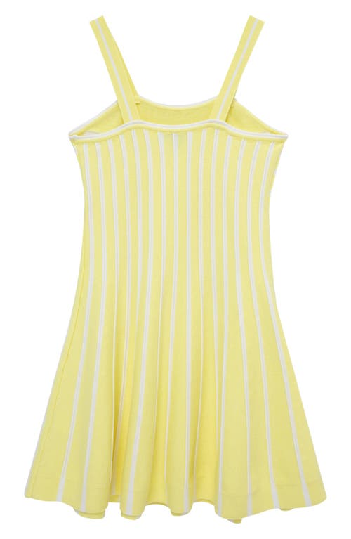 Habitual Kids Kids' Stripe Knit Dress In Yellow