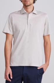 Emanuel Berg Textured Luxe Polo