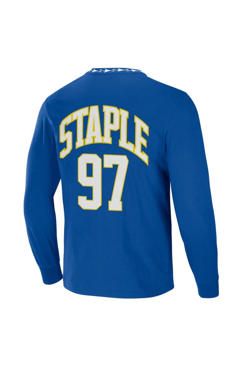 Men's NFL x Staple Royal Los Angeles Rams Core Team Long Sleeve T-Shirt, Alternate, color, Royal