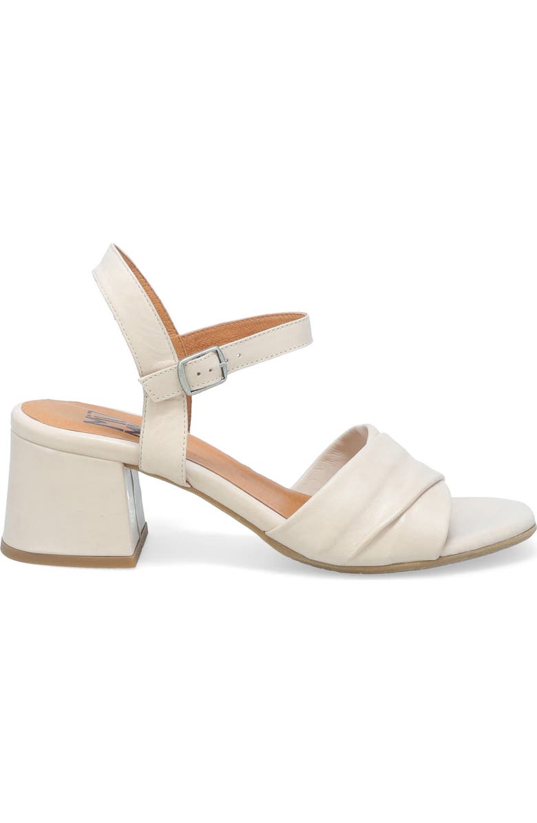 Miz Mooz Bela Block Heel Sandal, Alternate, color, Cream