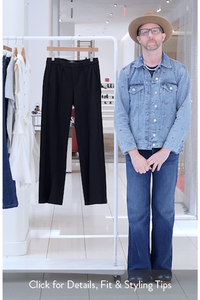 Kayla Wide Leg Pull-On Trousers video