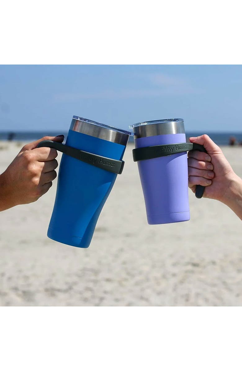 Healthy Human Grip N Sip Cruiser Tumbler Handle Fits 32oz, Alternate, color, Black