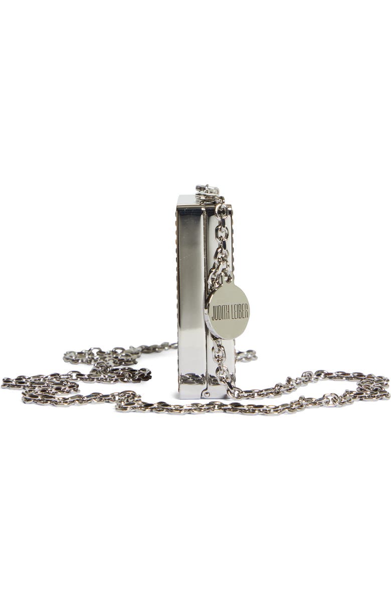 JUDITH LEIBER COUTURE Mini Crystal Leopard Frame Clutch, Alternate, color,