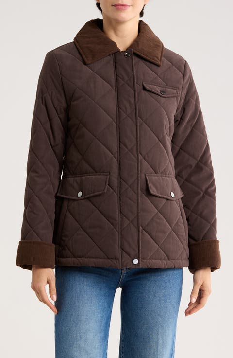 Hunting Diamond Quilted Jacket