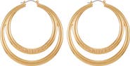 True Religion Double Hoop Earrings