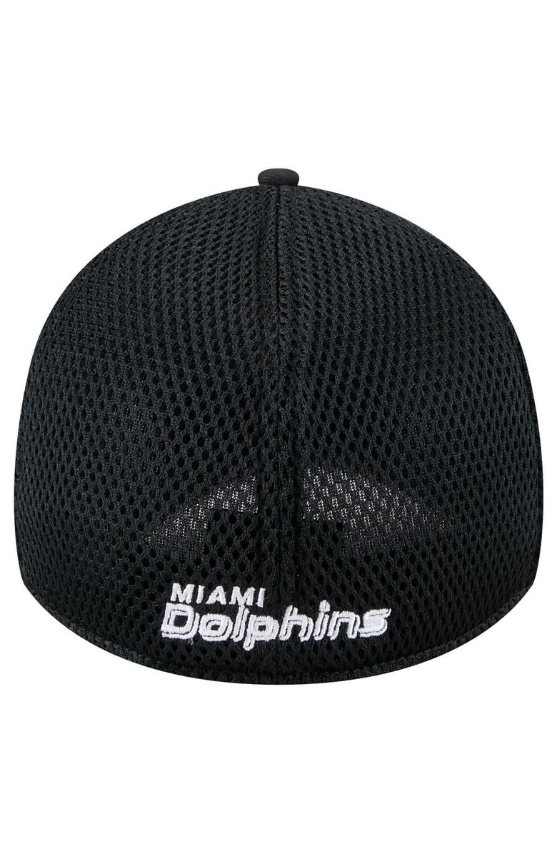 New Era Men's New Era Black Miami Dolphins Main Neo 39THIRTY Flex Hat, Alternate, color, Black