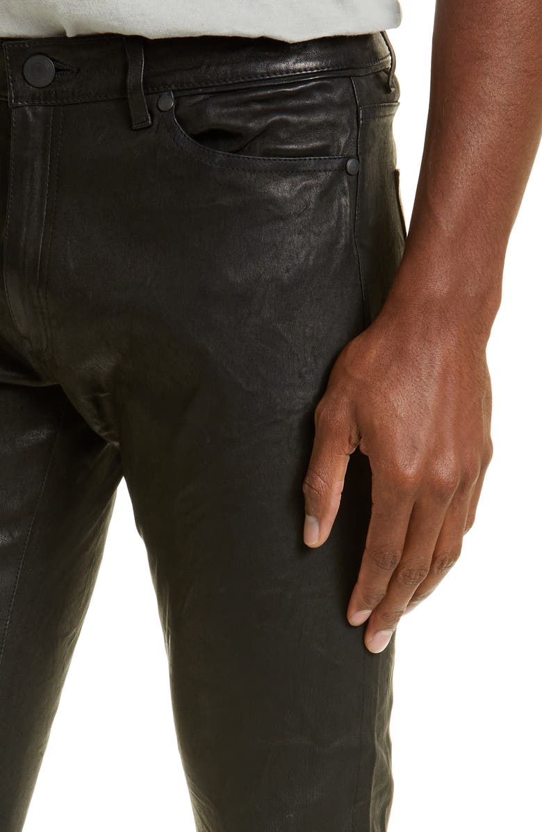 John Elliott The Cast 2 Lambskin Leather Pants, Alternate, color, 