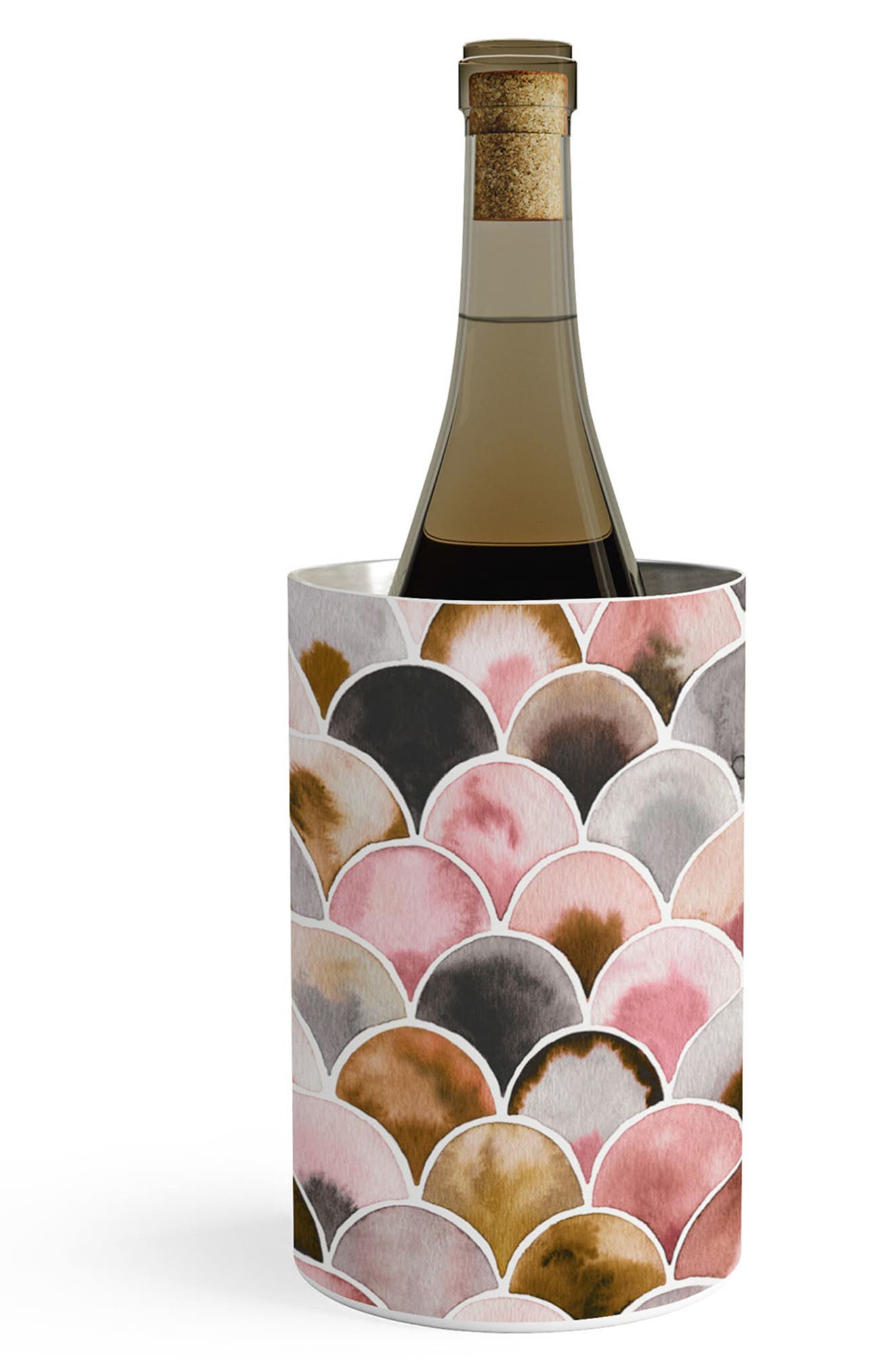 Deny Designs Deco Scales Print Stainless Steel Wine Chiller