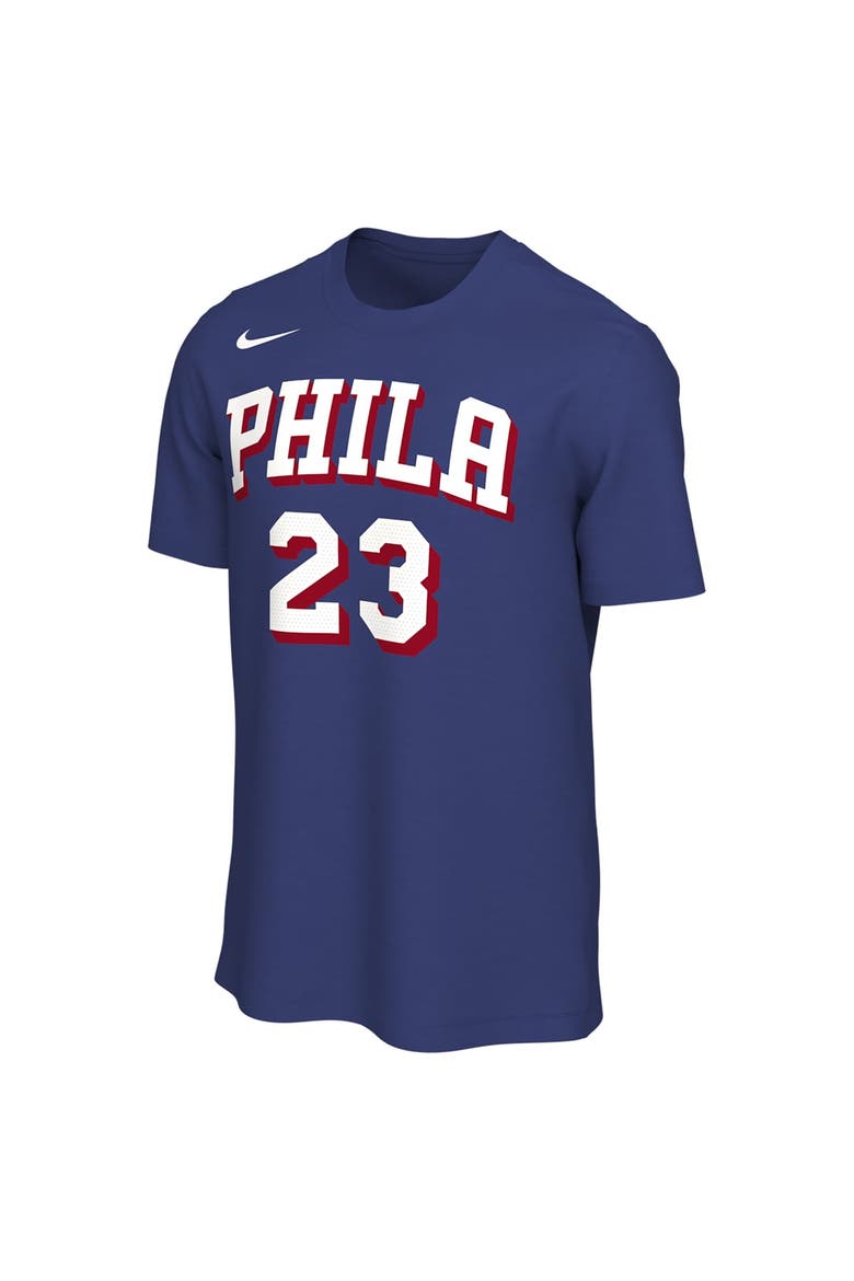 Nba Numbers Colour Nike Unisex Nike LeBron James Royal Philadelphia 76ers Icon Edition ...