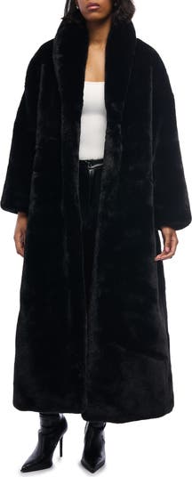 Dayanne Faux Fur Longline Coat