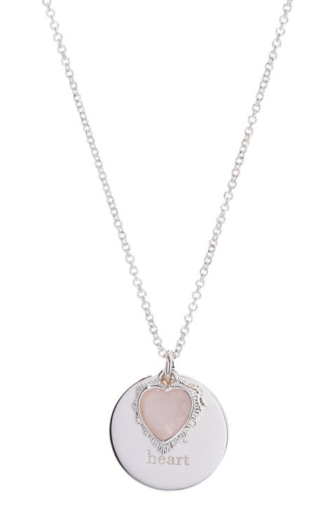 Wild At Heart Duo Charm Pendant Necklace