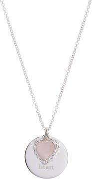 Alex and Ani Wild At Heart Duo Charm Pendant Necklace