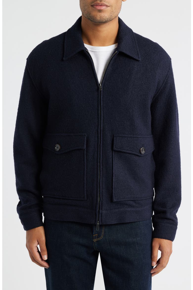 Tillman Shirt Jacket, Alternate, color, NAVY BOUCLE