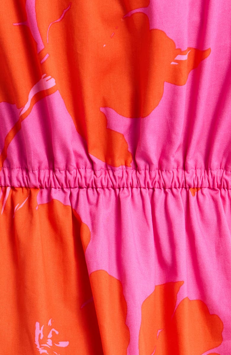 SUGARLIPS Aurea Floral Alina Ruffle Minidress, Alternate, color, Pink/Red Multi