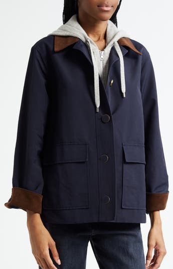 Arlen Corduroy Trim Dickey Jacket