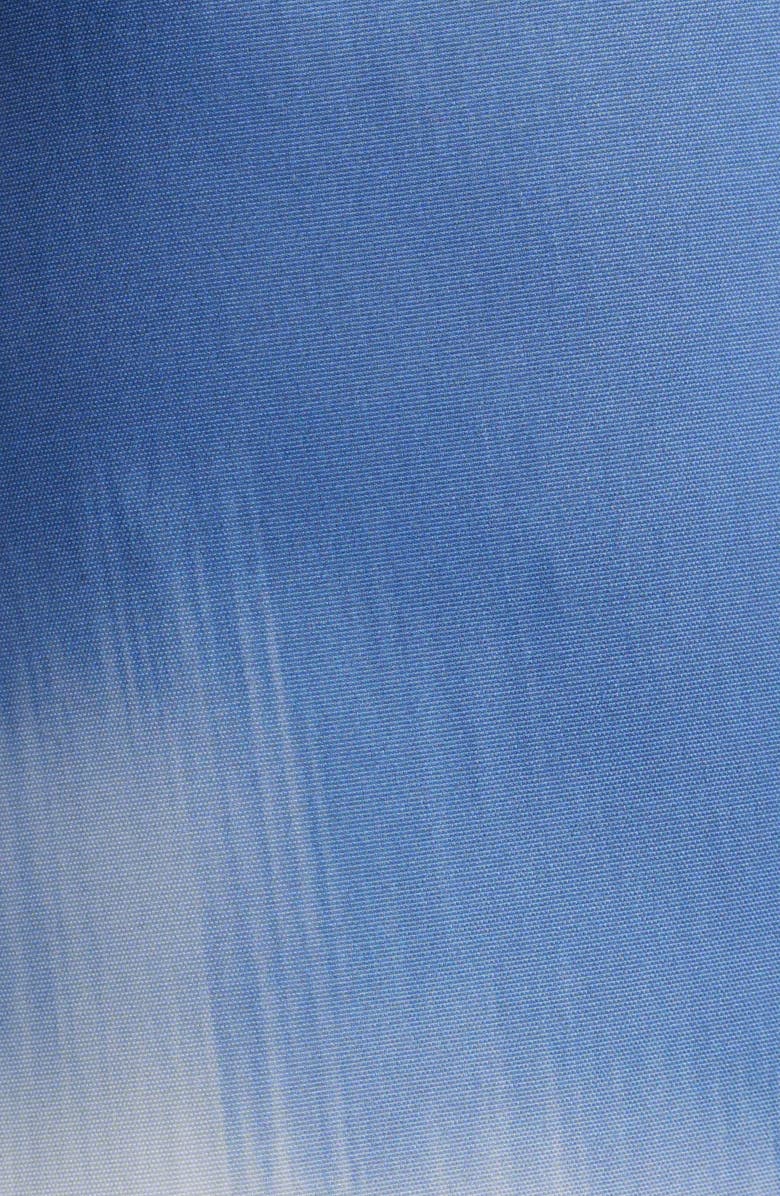 BOSS Two-Tone Swim Trunks, Alternate, color, Light Pastel/ Purple