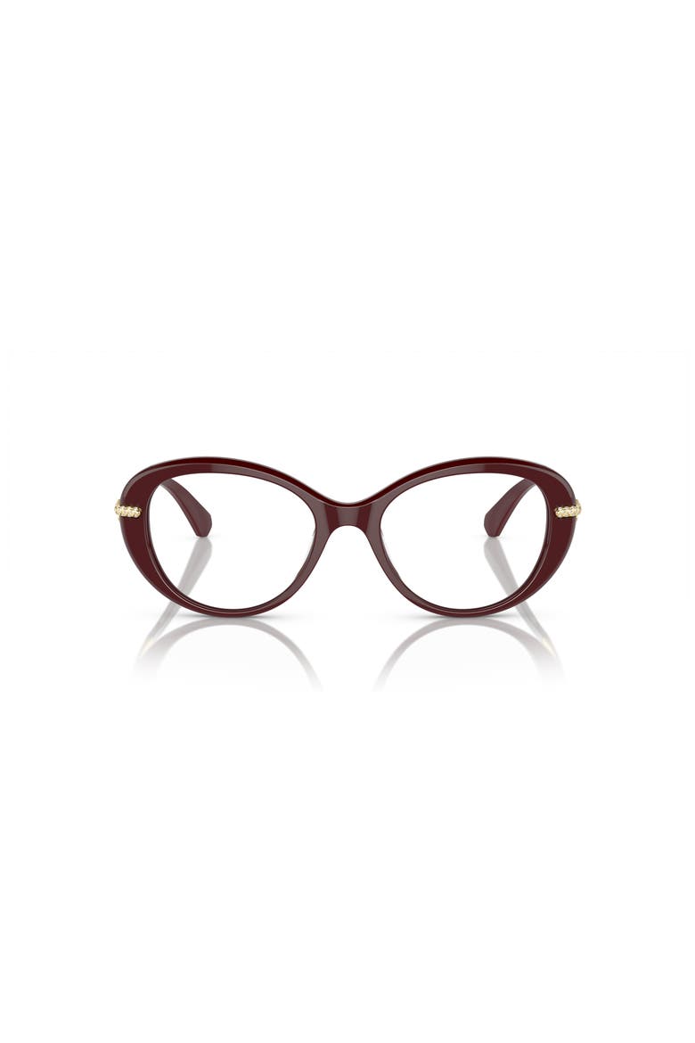 52mm Oval optical glasses, Alternate, color, Red