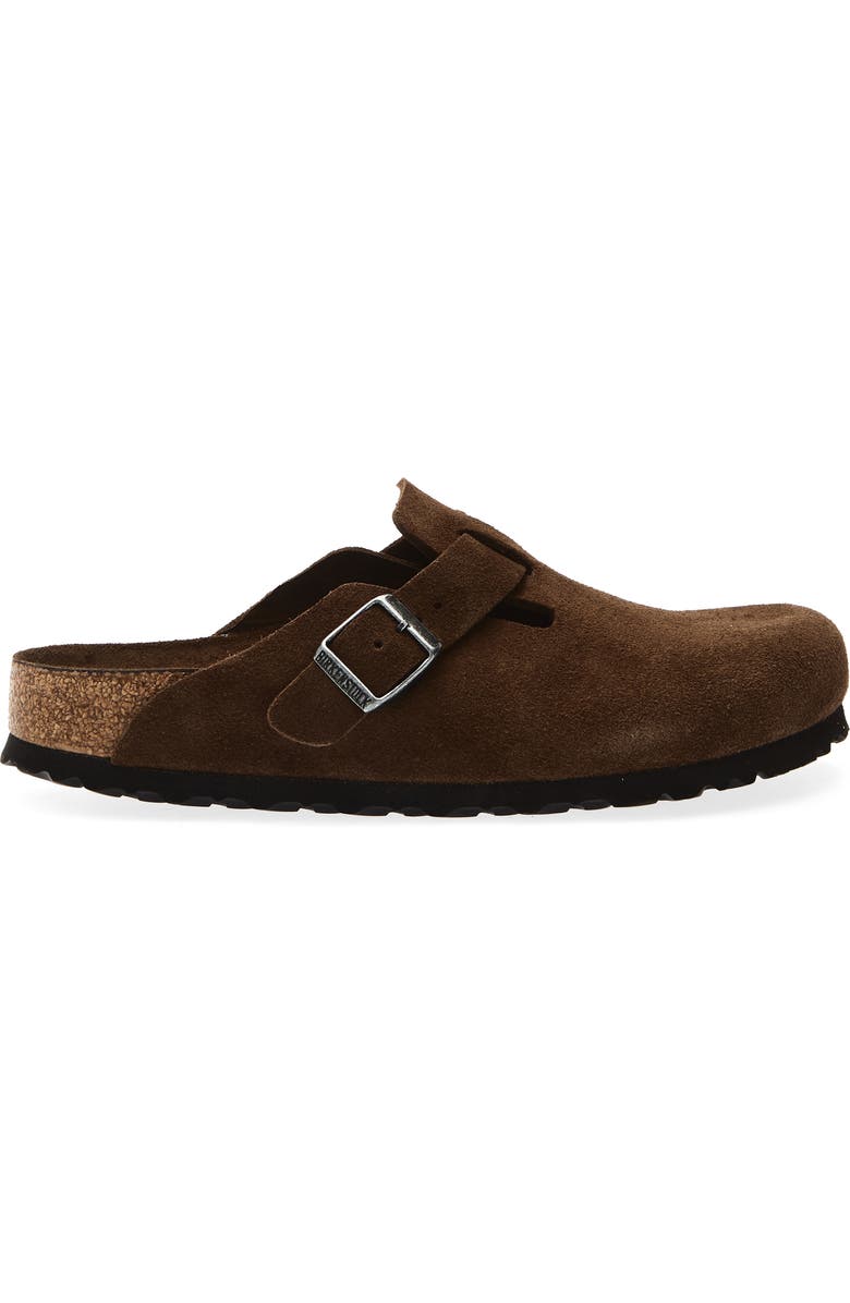 Birkenstock Boston Soft Footbed Clog, Alternate, color, Carafe Suede
