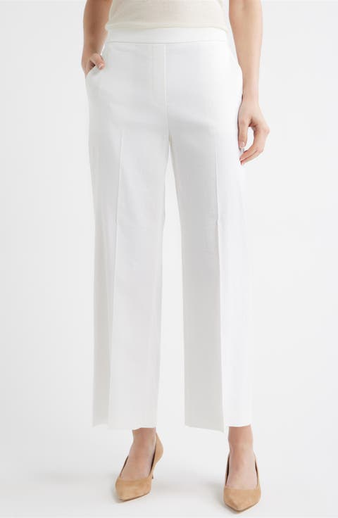 St. Classic Mid Rise Wide Leg Pants
