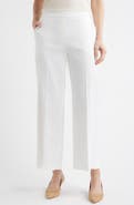 Theory St. Classic Mid Rise Wide Leg Pants