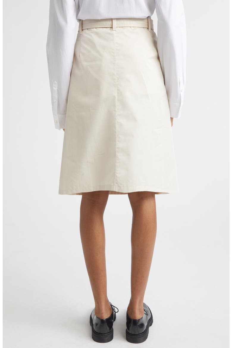 Cotton Utility Skirt, Alternate, color, IVORY