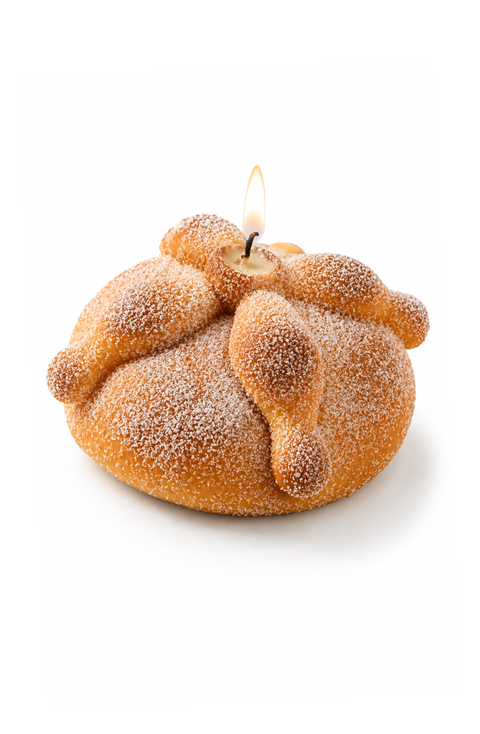 Pan de Muerto Candle