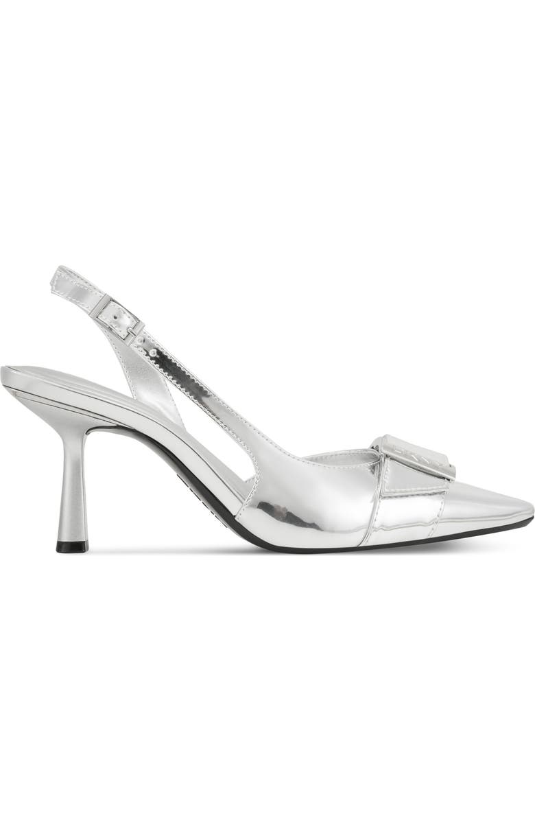 DKNY Neaira Slingback Pump, Alternate, color, Silver