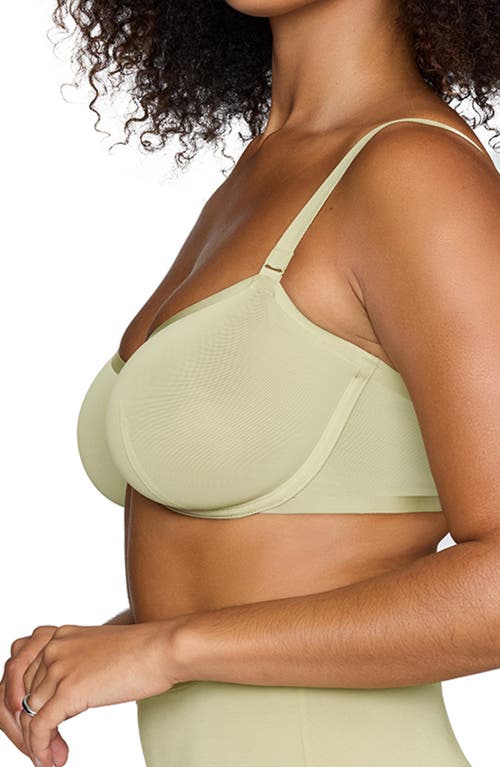 Cuup The Balconette Mesh Underwire Bra In Meadow