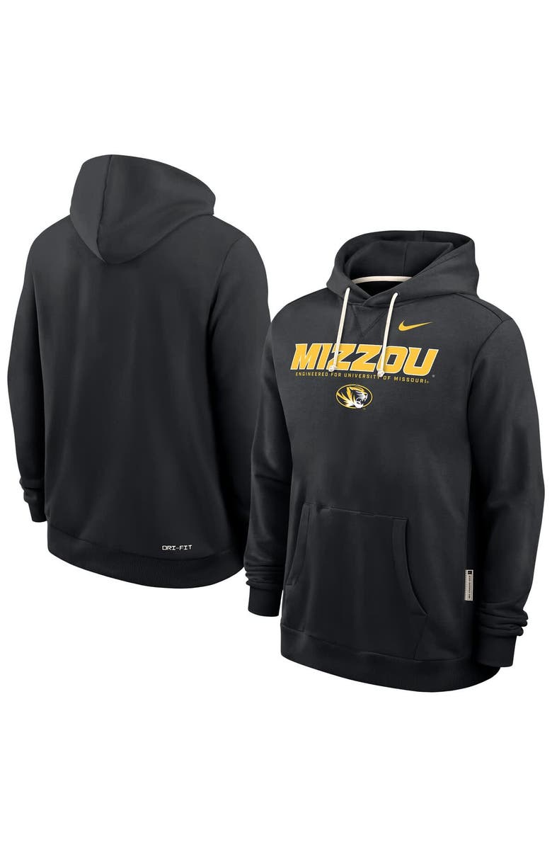 Nike Men's Nike Black Missouri Tigers 2025 Sideline Performance Pullover Hoodie, Alternate, color,
