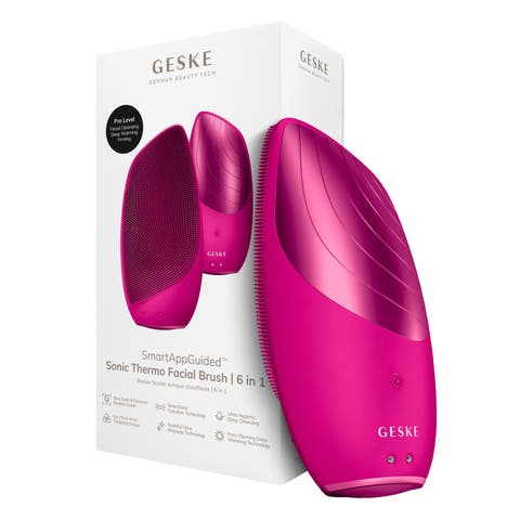 SmartAppGuided Sonic Thermo Facial Brush | 6 in 1