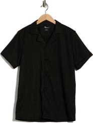 T.R. PREMIUM Modern Fit Textured Camp Shirt