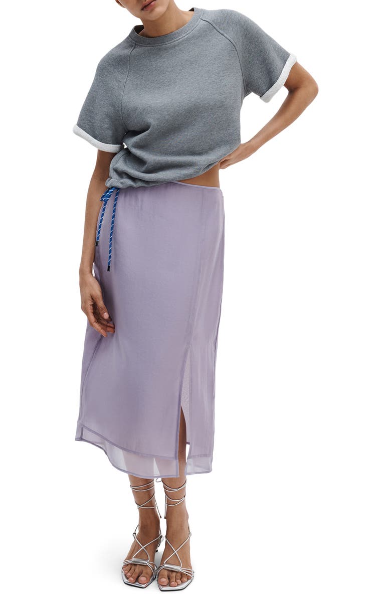 rag & bone Vintage Terry T-Shirt, Alternate, color, Heather Grey