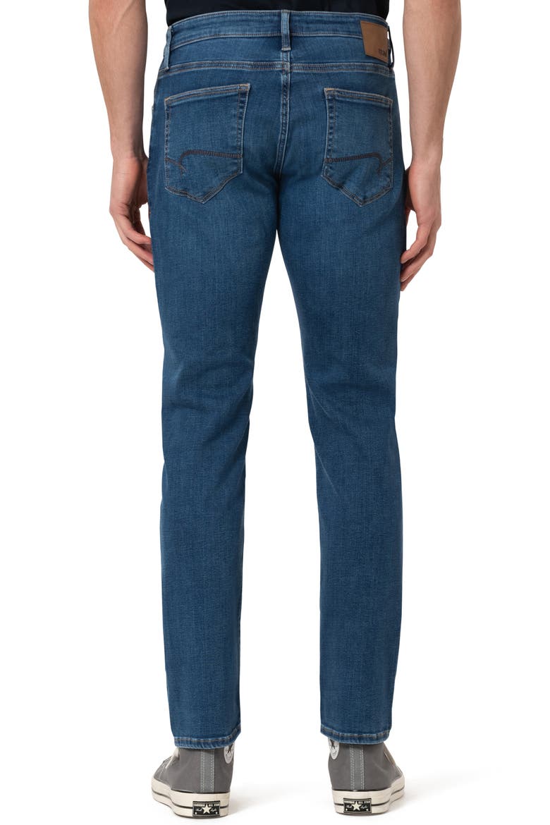 Marcus Slim Straight Leg Jeans, Alternate, color, DARK BRUSHED FEATHER BLUE