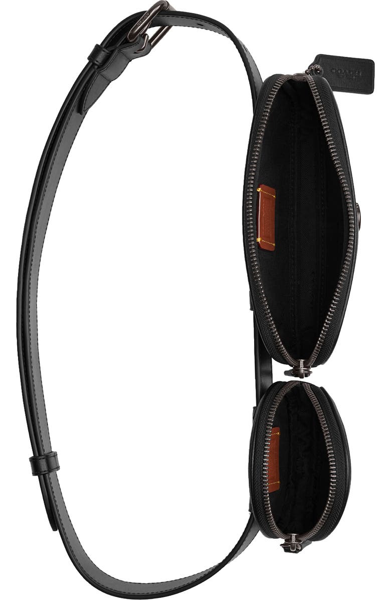 COACH Pebble Leather Belt Bag, Alternate, color,