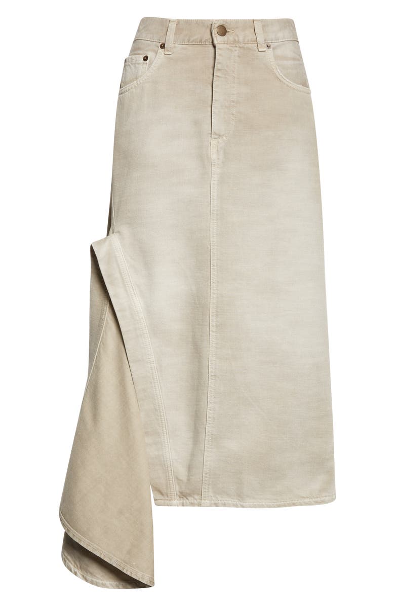 Haikure Ann Bull 44 Jean Skirt, Main, color, Doeskin