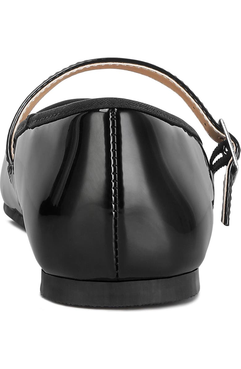 LONDON RAG Posy Mary Jane Flat, Alternate, color, Black