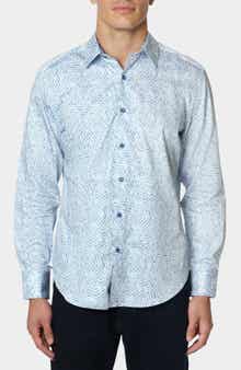 Robert Graham Paisley Print Cotton Button-Up Shirt