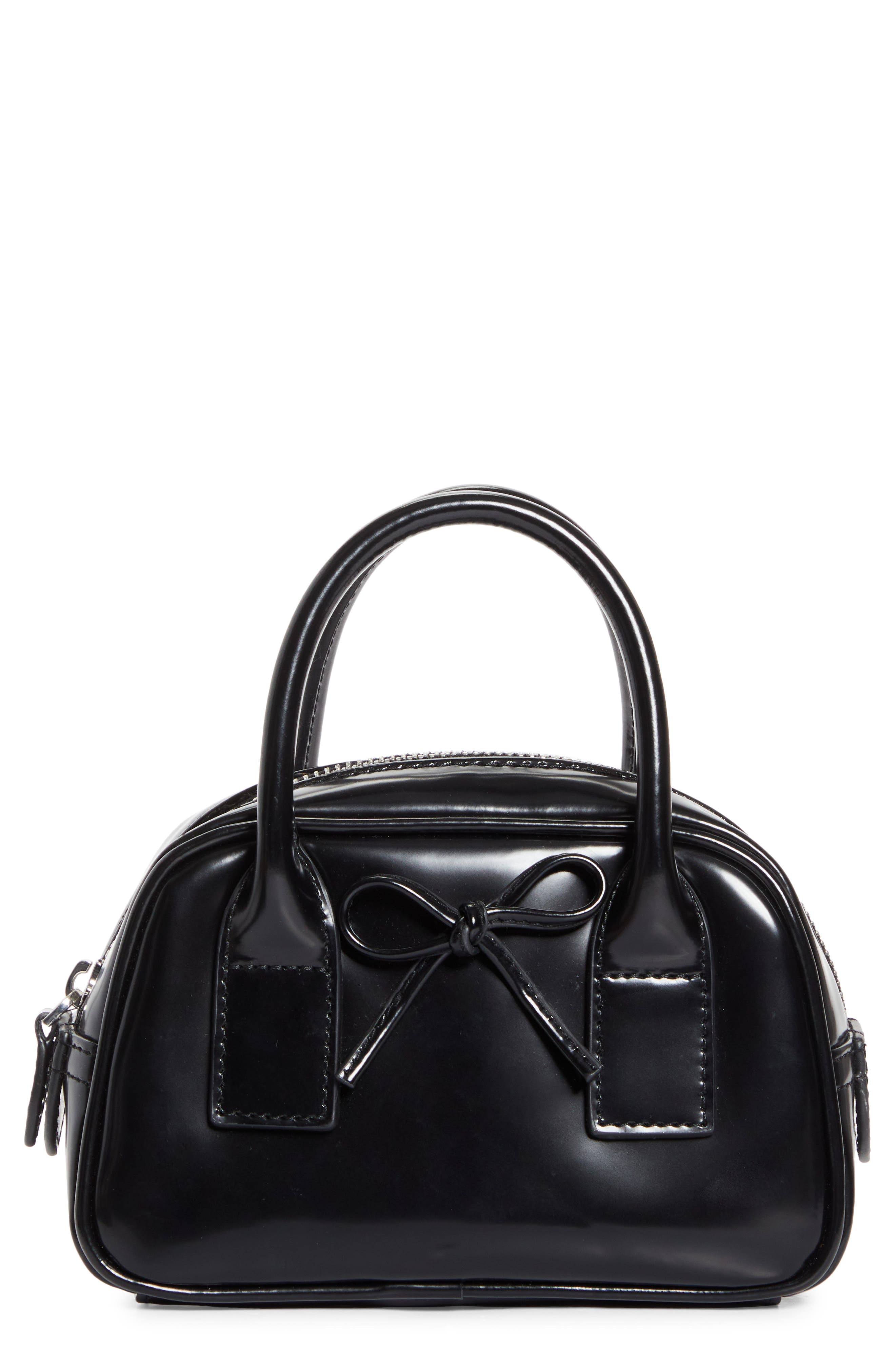 Sandy Liang Secure Leather Top Handle Bag, Main, color, 